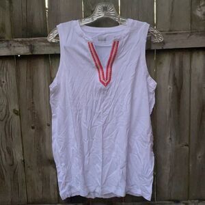 Basic Editions White Tank top sz. M
